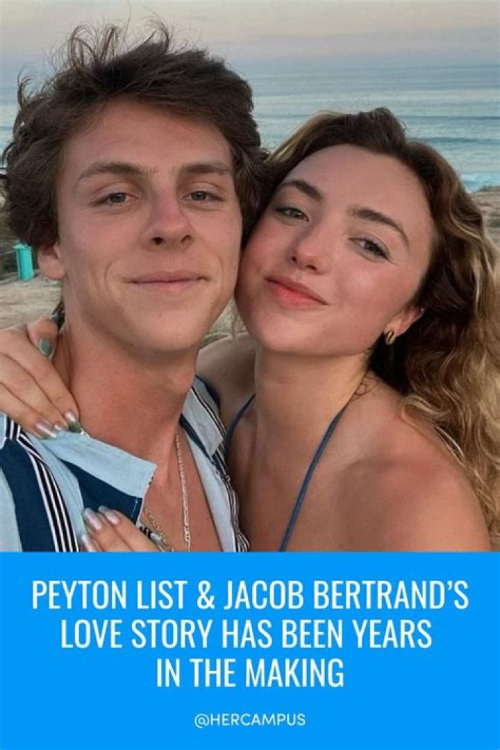 Jacob Bertrand and Girlfriend Peyton List Relationship Timeline As The Actors Confirm Their Romance